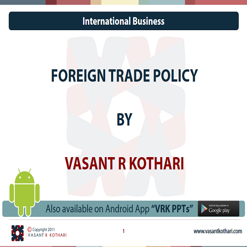 15ForeignTradePolicy